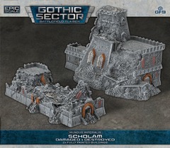 Battlefield in a Box: Gothic Sector - Mundus Imperialis: Damaged and Destroyed Scholam